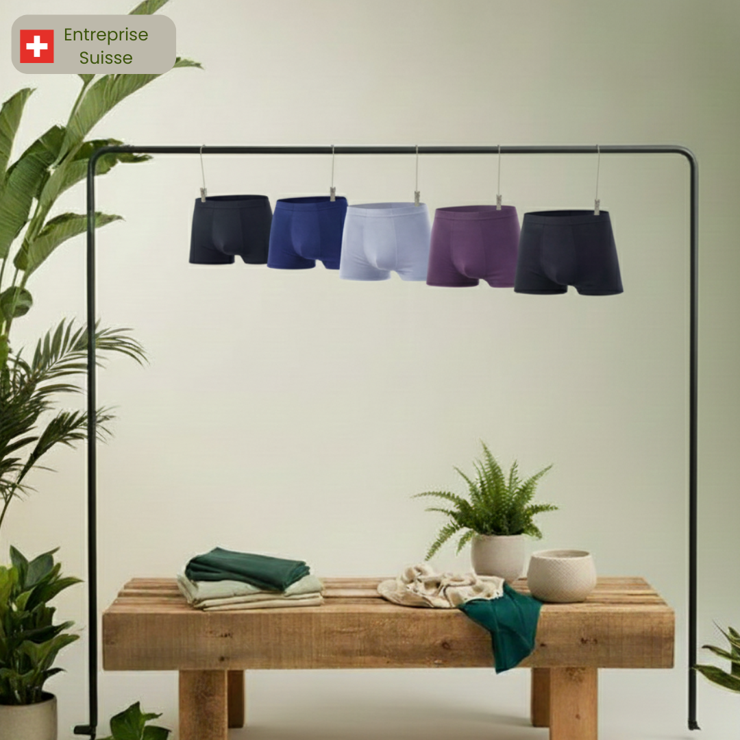 Boxers Bamboulla en fibre de bambou - lot de 5