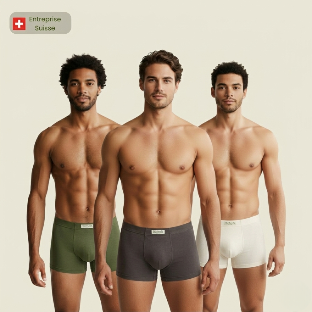 Boxers en fibre de bambou