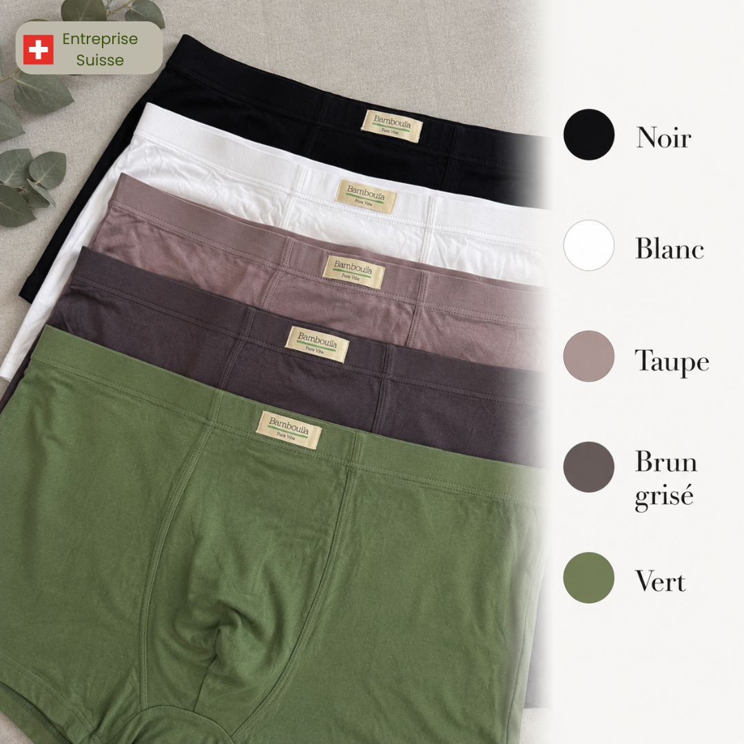 Boxers en fibre de bambou