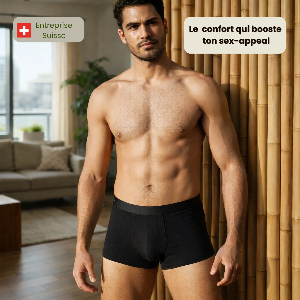 Boxers en fibre de bambou